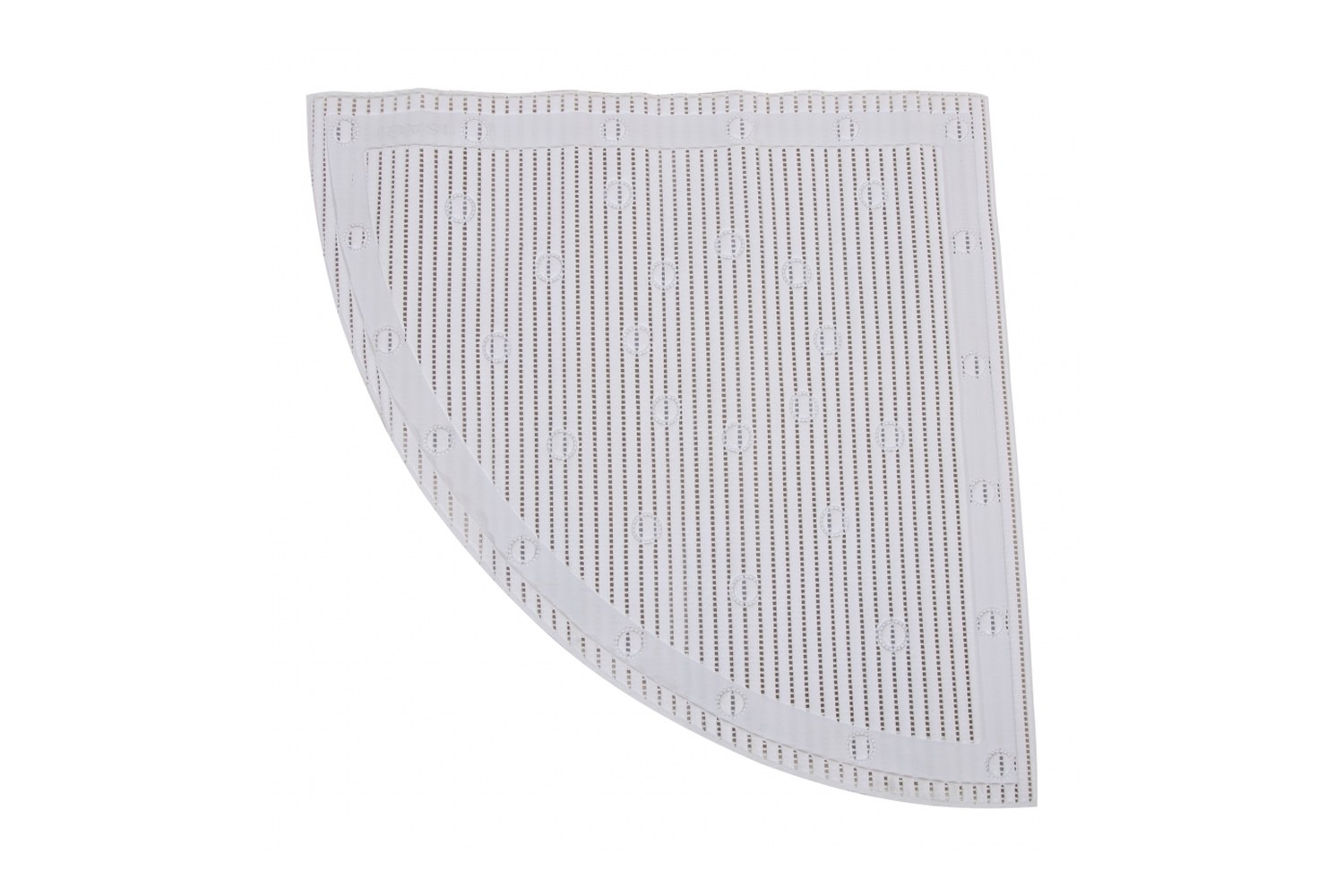 Anti-slip douchemat hoek - wit