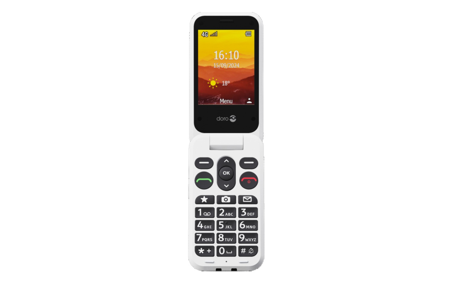 Doro Leva L30 Senioren mobiel zwart/wit