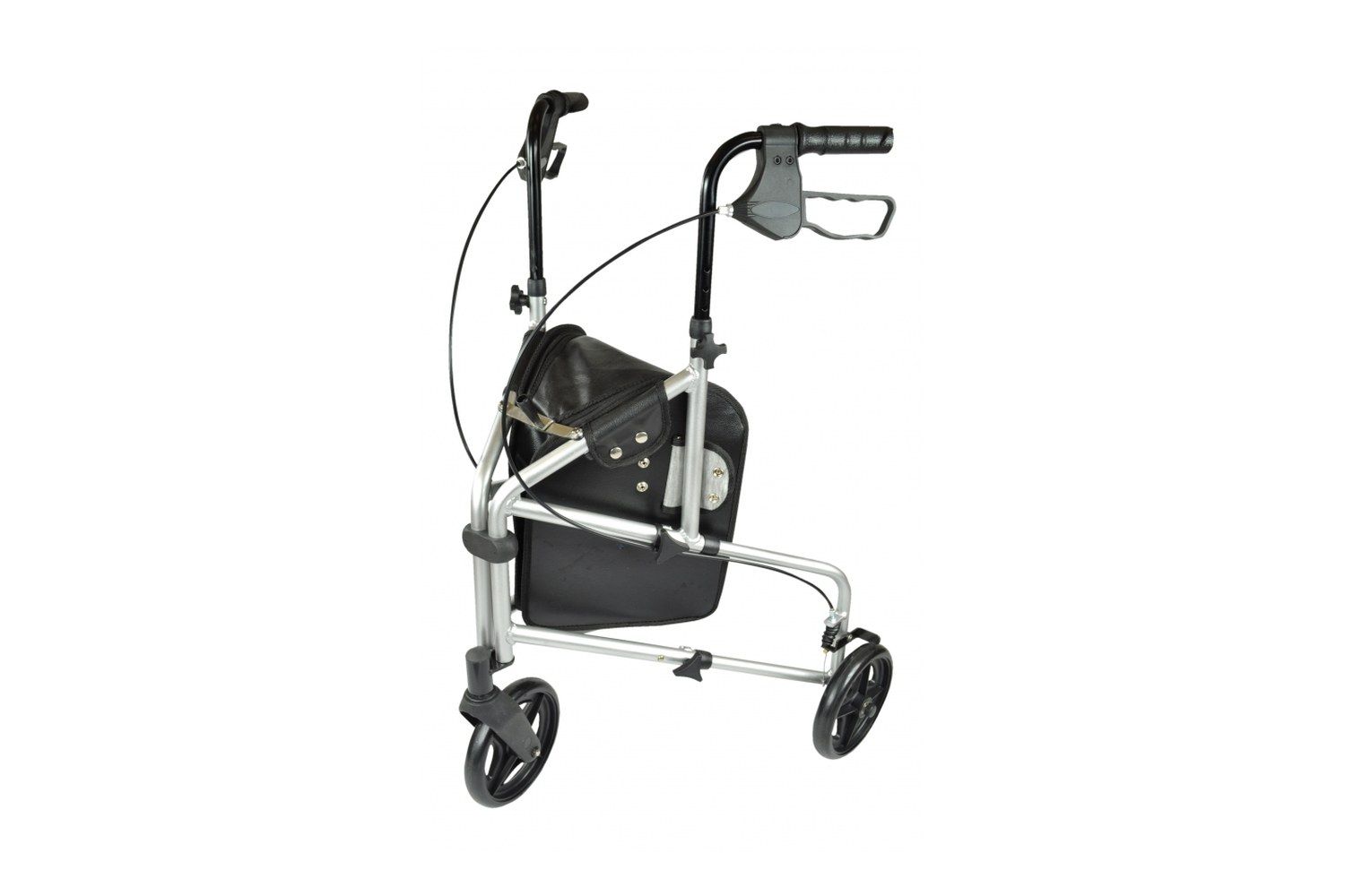 Aluminium 3-wiel Rollator – zilver