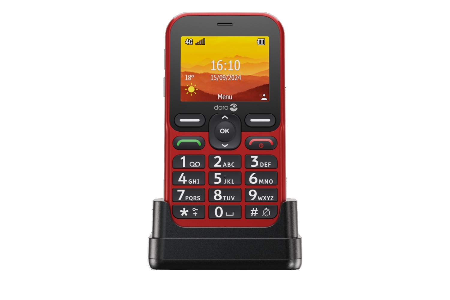 Doro Leva L10 Senioren mobiel rood