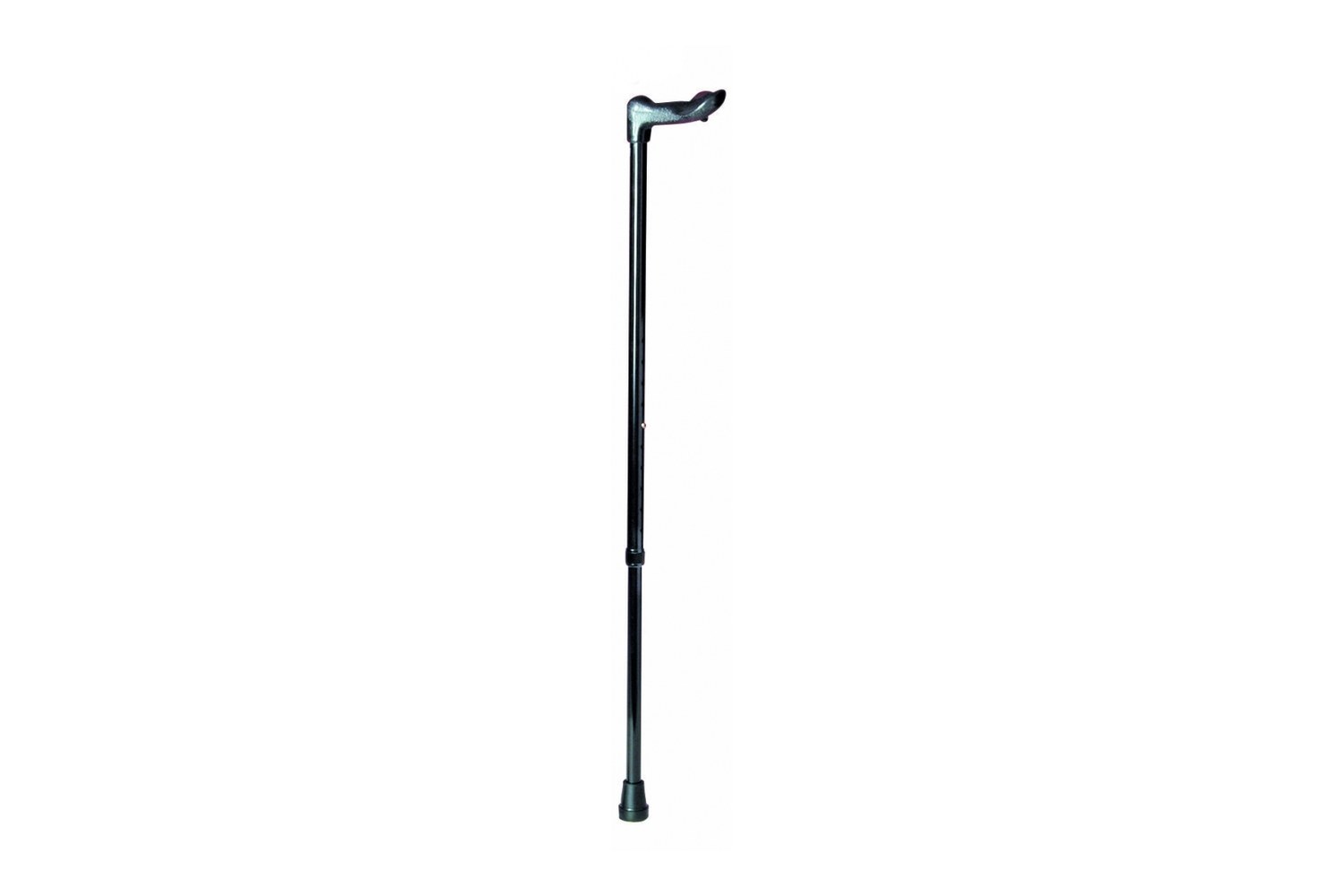 Wandelstok anatomisch – zwart links
